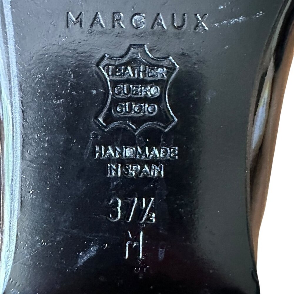 Margaux The Pointe Flat in Black Patent Leather Size 37.5 - Picture 6 of 7